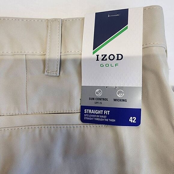 IZOD Men's Straight-Fit Stretch Golf Shorts Size 42 F13 - Picture 7 of 7